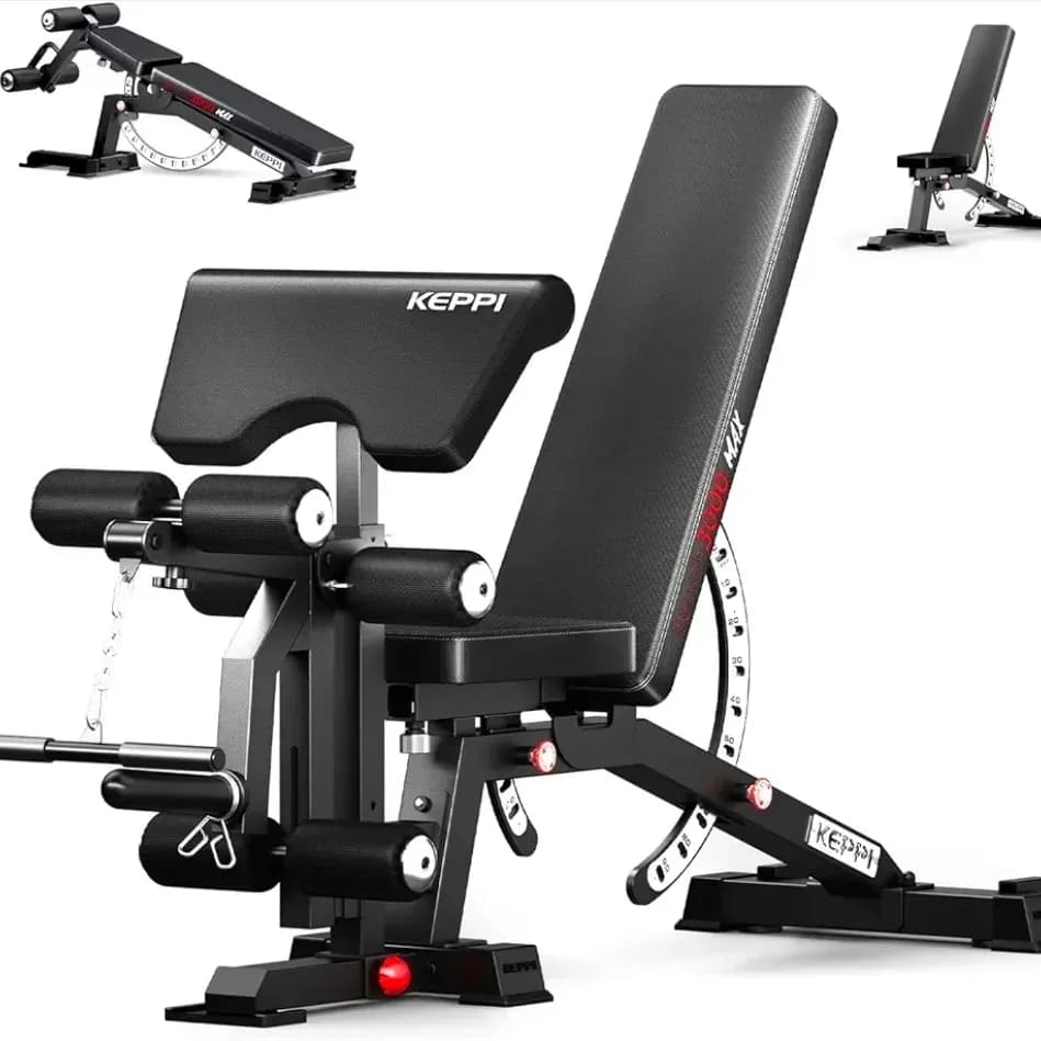 Keppi Fitness Adjustable Weight Bench, Bench3000 MAX